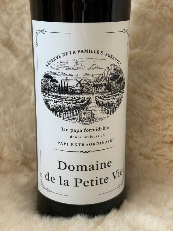 Etiquette autocollante personnalisée pour bouteille