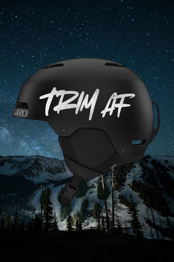 Trim AF Premium Word Decal