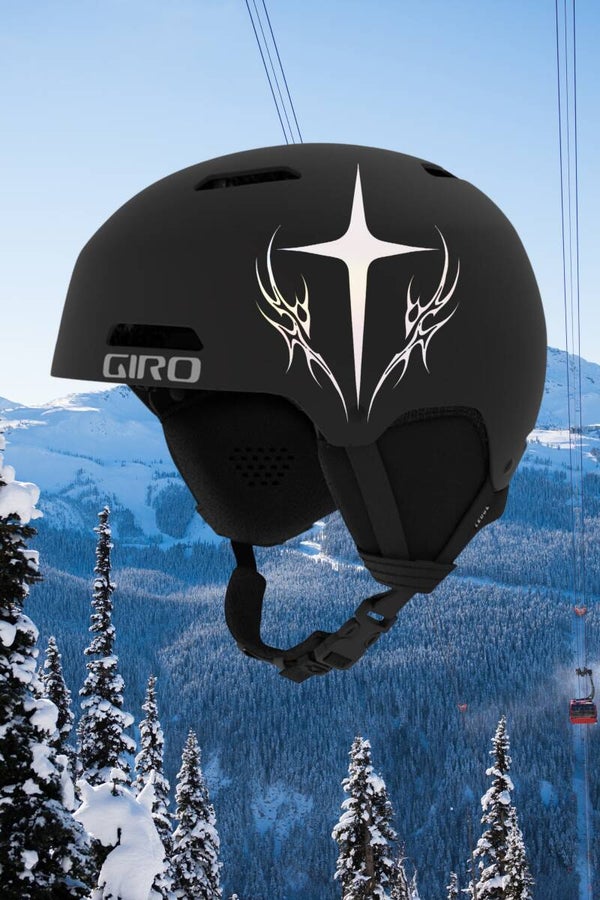 Trim AF cyber realism stretched cross Decal