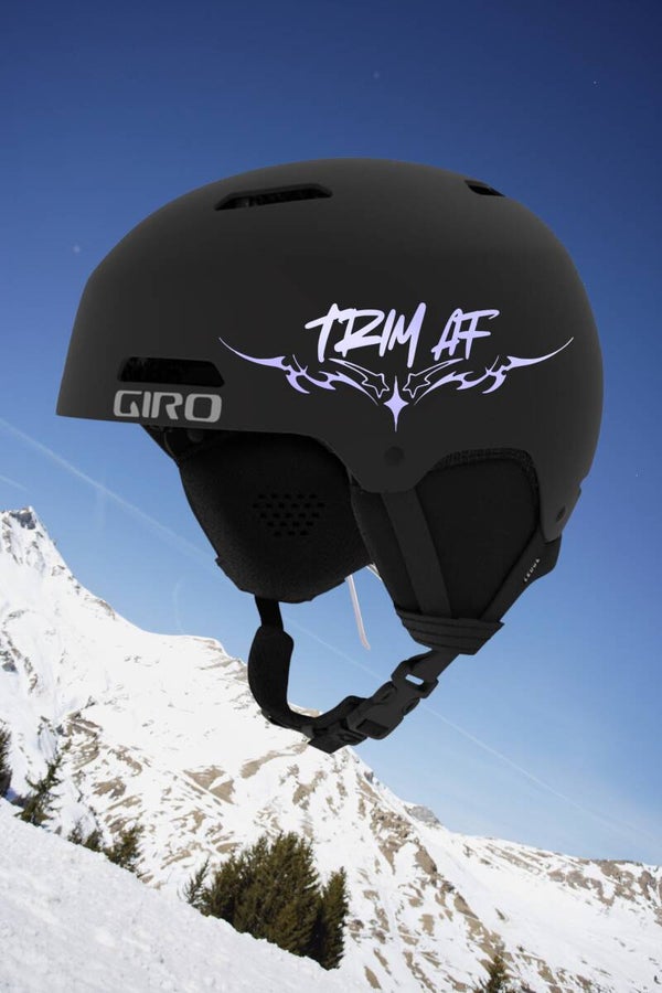 Trim AF shooting star with logo Decal