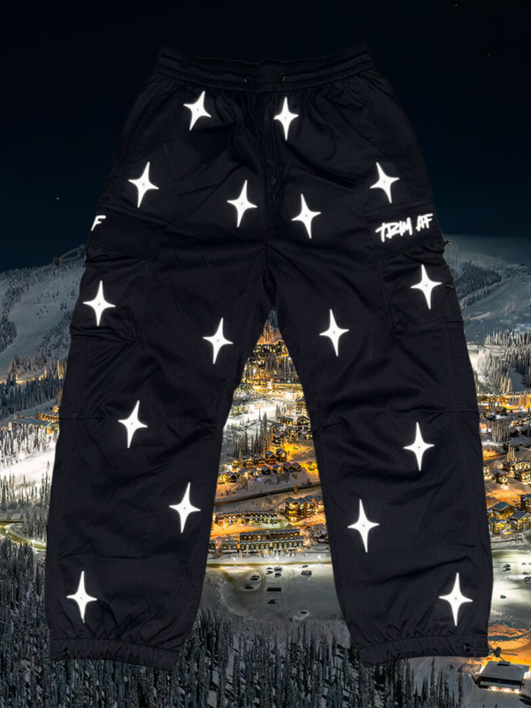 Diamond cut diamond Style - snow pants iron-on Decal Kit – 63 Piece Set