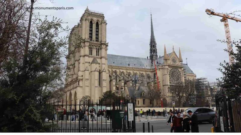 Altr"notre dame cathedral paris side 