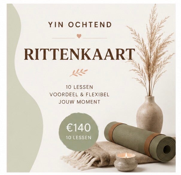 Yin Ochtend - RITTENKAART (10 x)