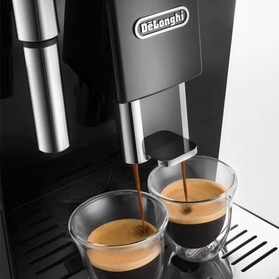 DeLonghi Autentica die 2 espresso tegelijk maakt