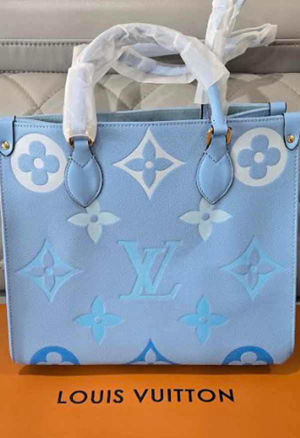 Blue Vuitton Louis Bag
