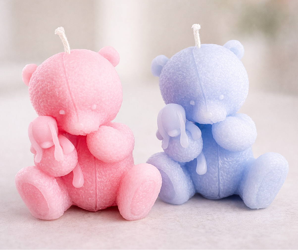Baby-Teddy Kerze