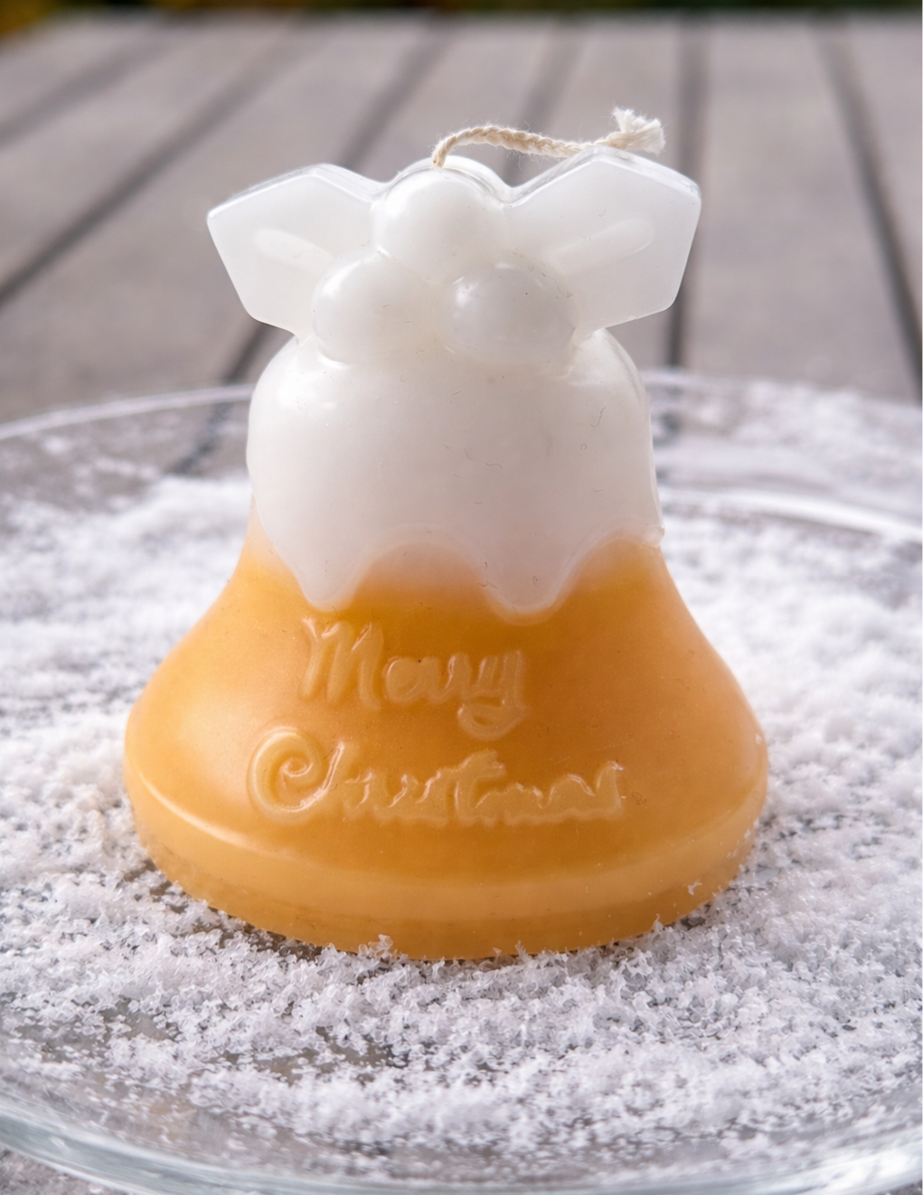 Merry Christmas Glocke Kerze