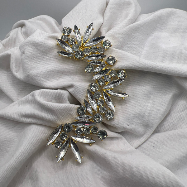 manchette d’oreille gauche ARC SCINTILLANT doré