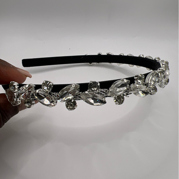 Bijoux de tête PÉTALE ARGENT