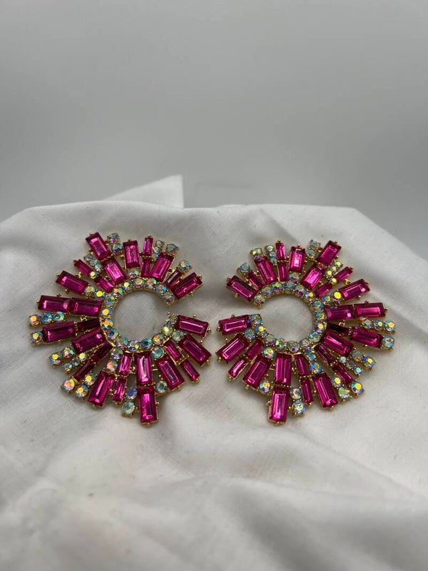 Boucles d'oreilles LUXE ROSE