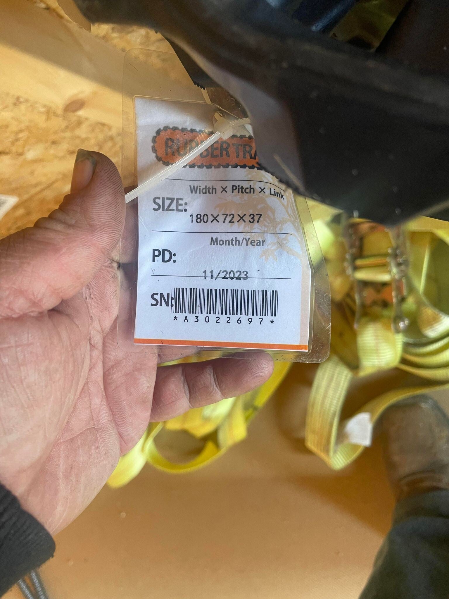 H12 Tracks Fit most other machines. J&S Equipment Sales