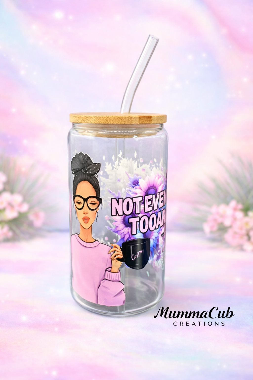 16oz Glass Tumbler Design 3