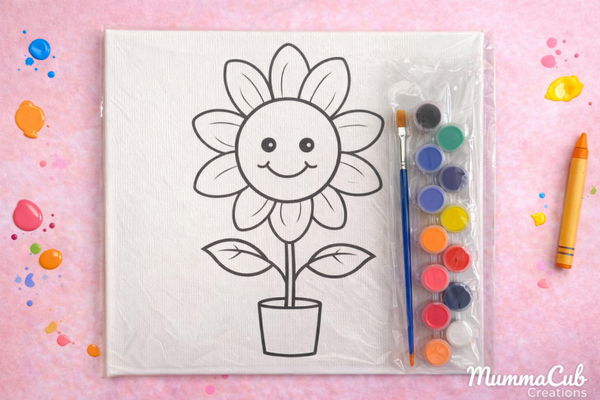 Flower Canvas Painting Kit