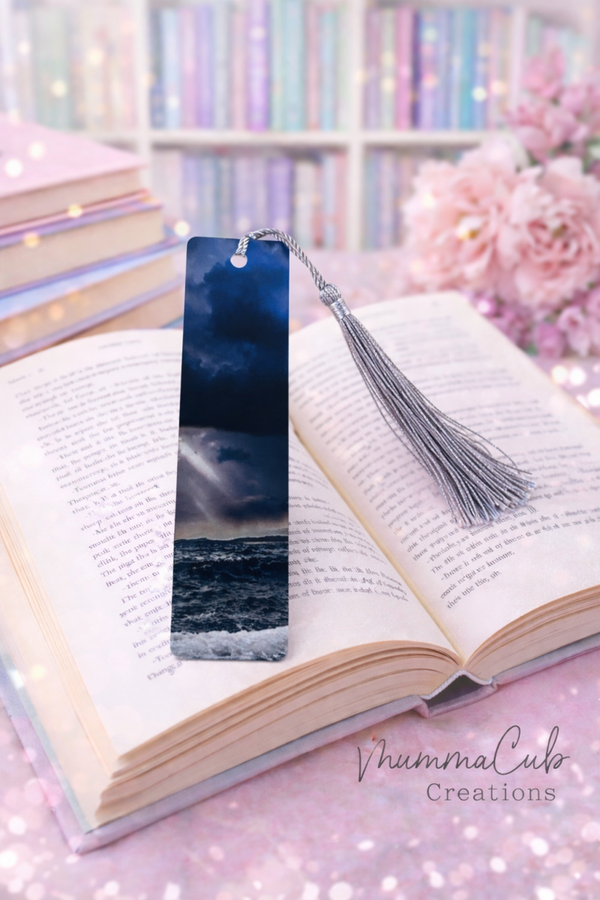 'Stormy Seas' Bookmark with tassel