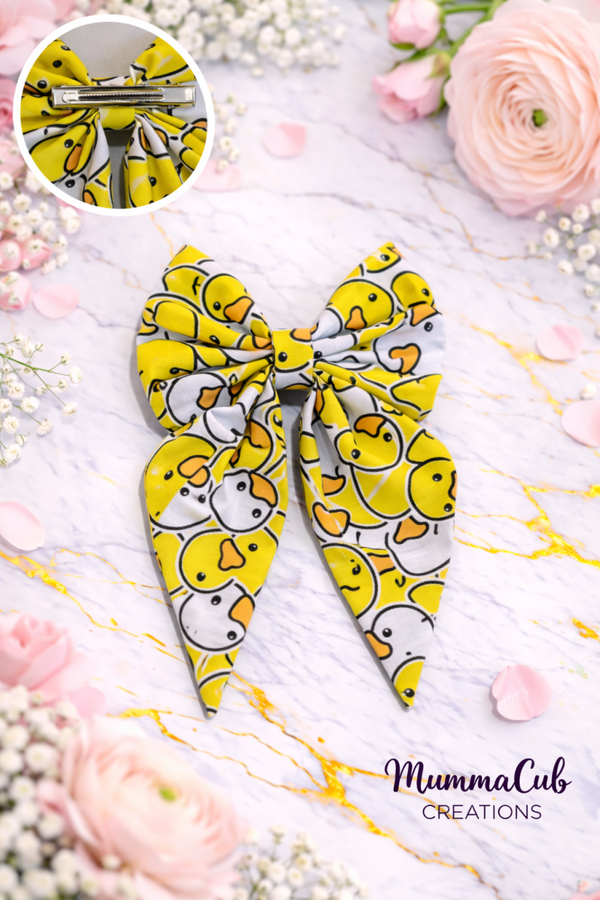Small Ducks Hair Bow
