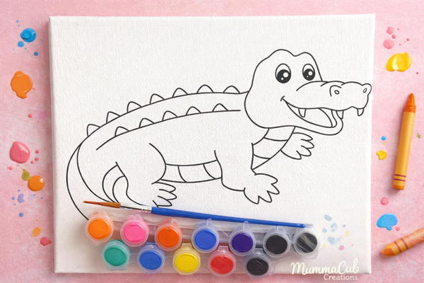 Crocodile Canvas Painting Kit