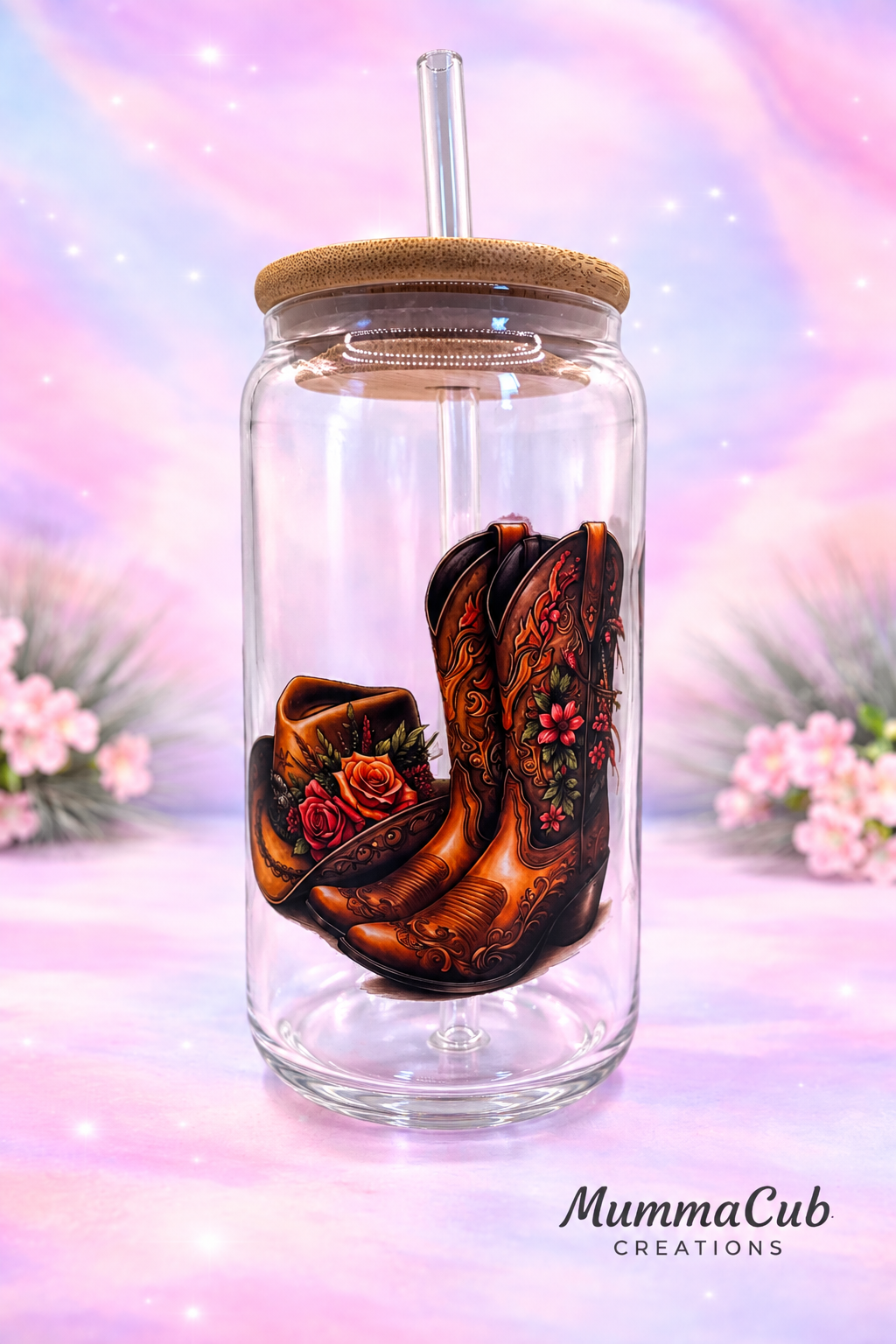 16oz Glass Tumbler Design 6