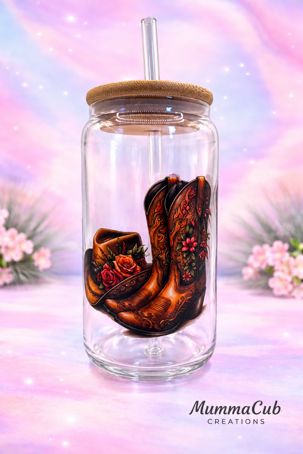 16oz Glass Tumbler Design 6