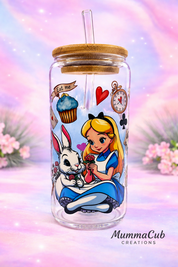 16oz Glass Tumbler Design 1