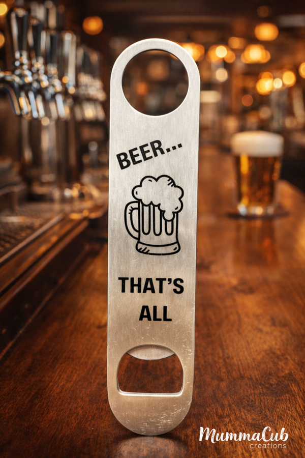 Stainless Steel Bottle Opener Design 1
