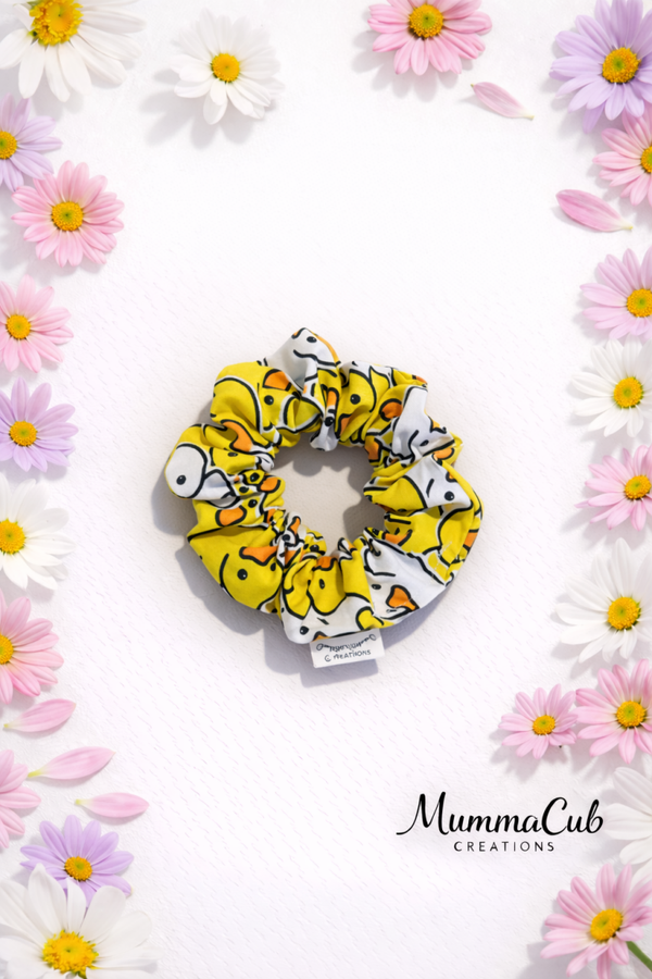 Small Yellow Duck Scrunchie