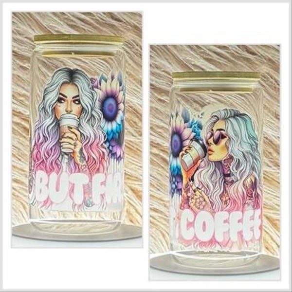 16oz Glass Tumbler Design 12