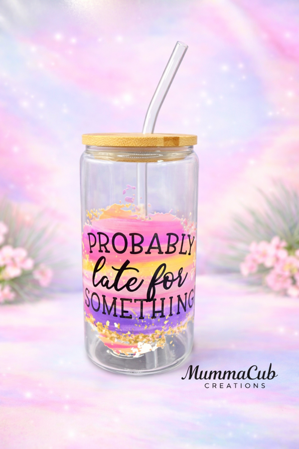 16oz Glass Tumbler Design 19