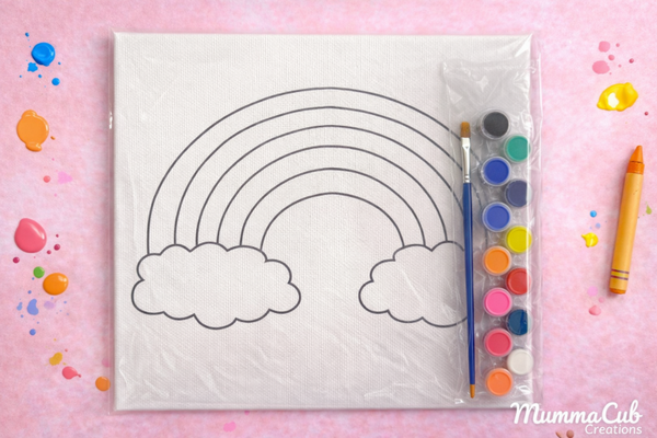 Rainbow Canvas Painting Kit