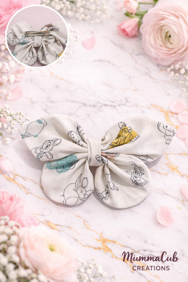 ‘Butterfly Style’ loveable characters hair bow