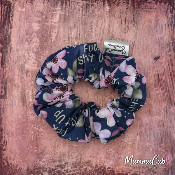 Small 'I'm Cute But I Will Fuck Shit Up' Scrunchie