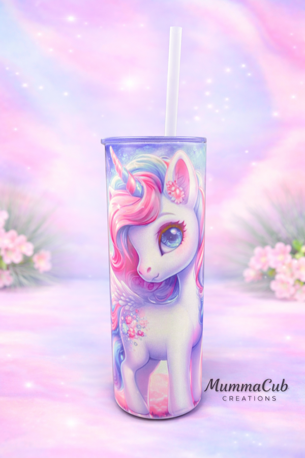 Glow in the Dark 20oz Insulated Sublimation Tumbler Design 1
