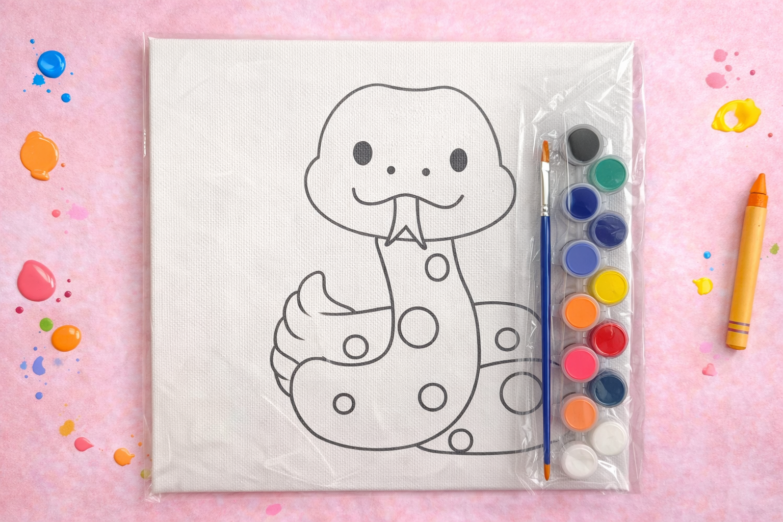 Snake Canvas Painting Kit