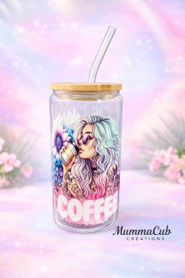 16oz Glass Tumbler Design 5