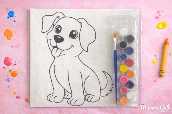 Dog Canvas Painting Kit