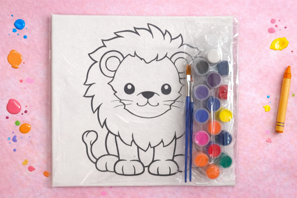 Lion Canvas Painting Kit