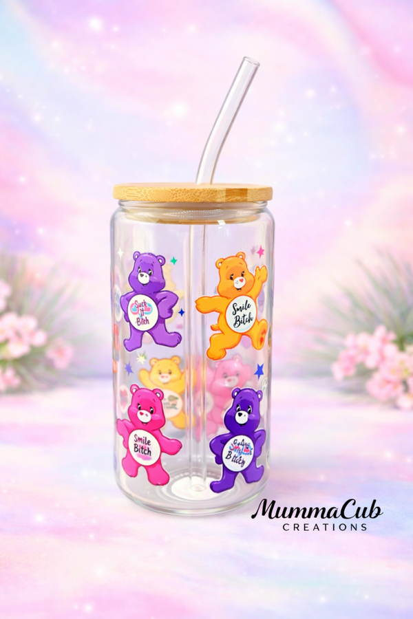 16oz Glass Tumbler Design 21