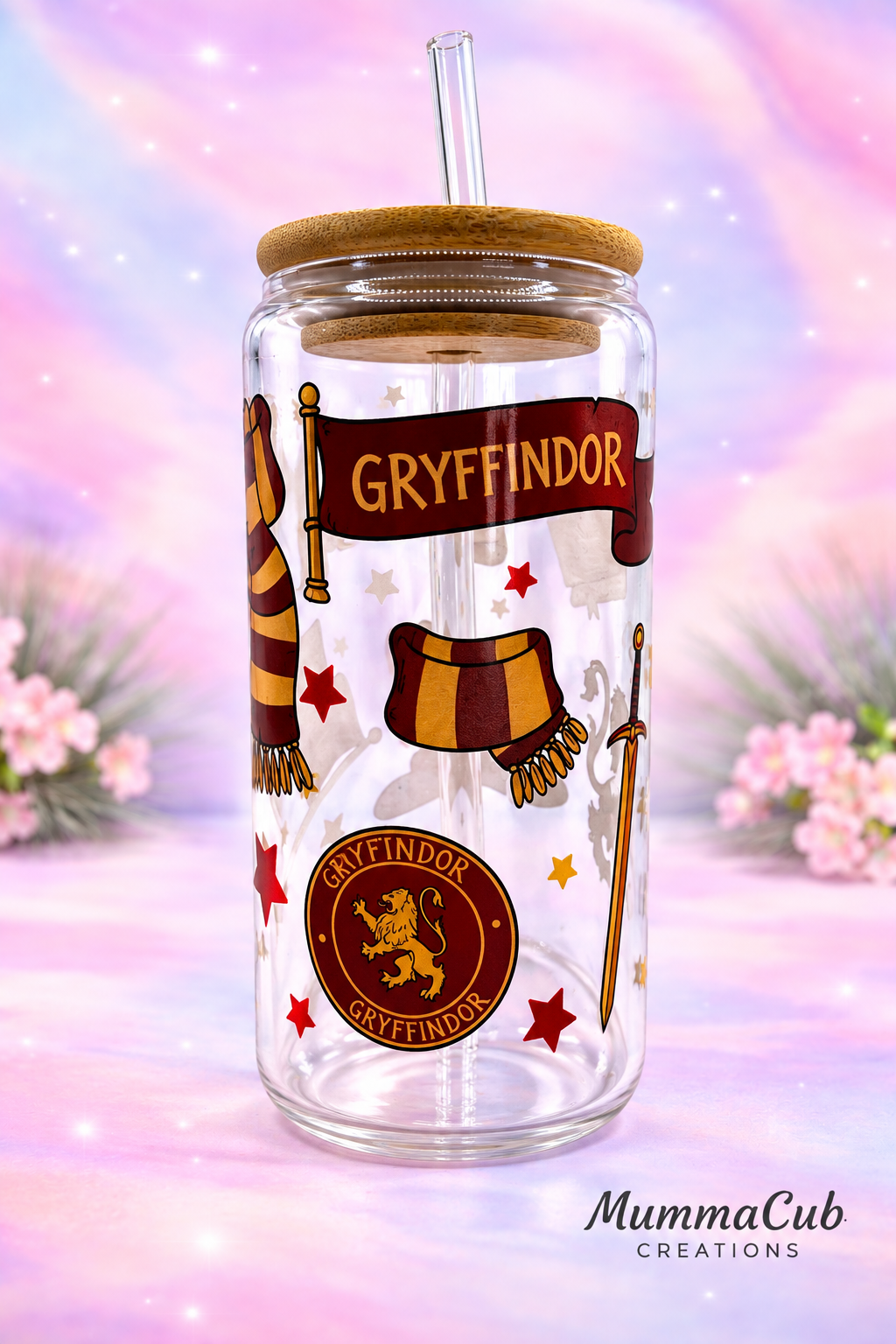 16oz Glass Tumbler Design 12