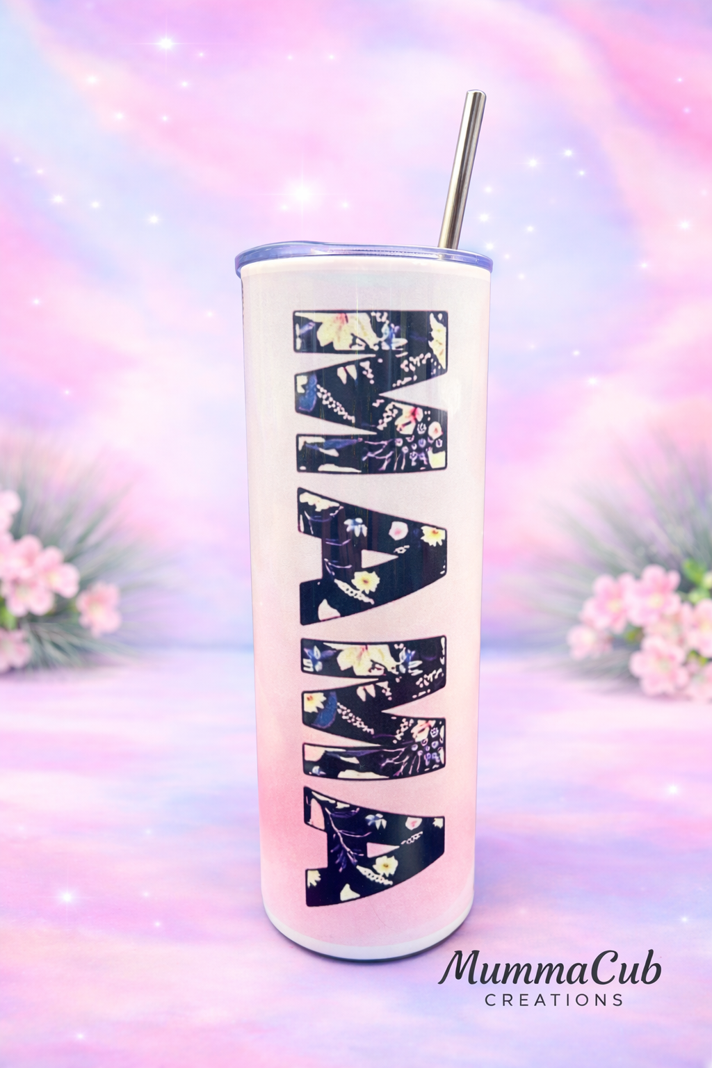 Pre-Made 20oz Insulated Sublimation Tumbler design 7 (Mama)