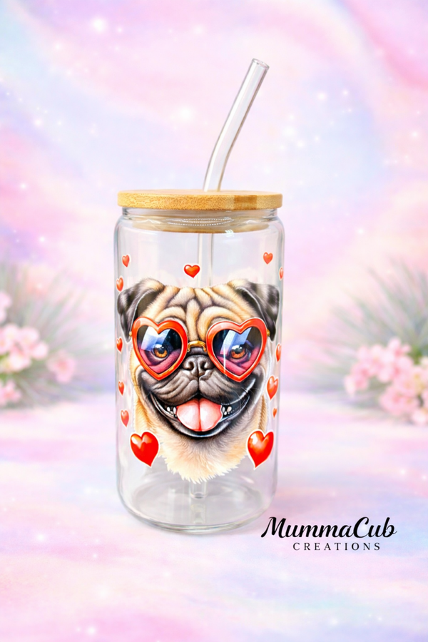 16oz Glass Tumbler Design 26