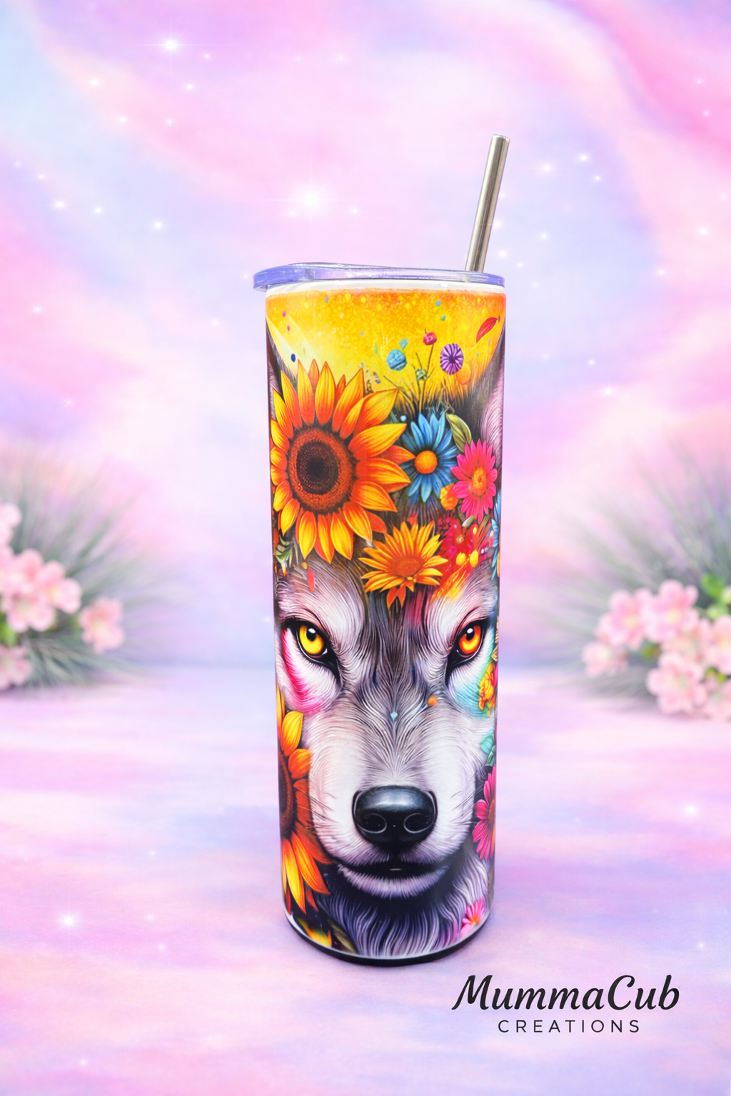 Pre-Made 20oz Insulated Sublimation Tumbler Design 1