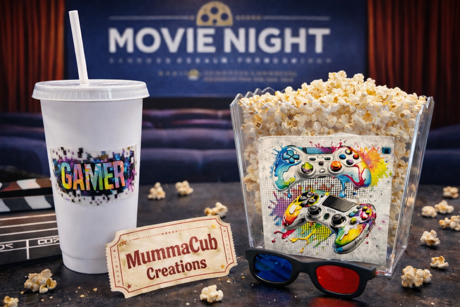 Movie Night Set Design 1