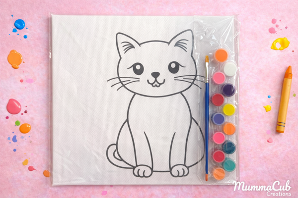 Cat Canvas Painting Kit