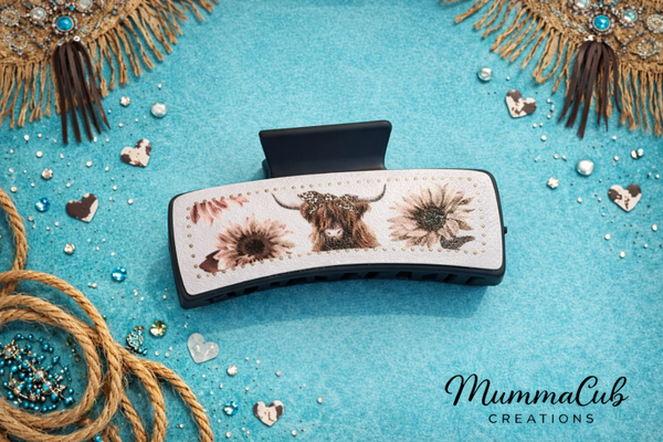 Large Brown Hair Claw Clip