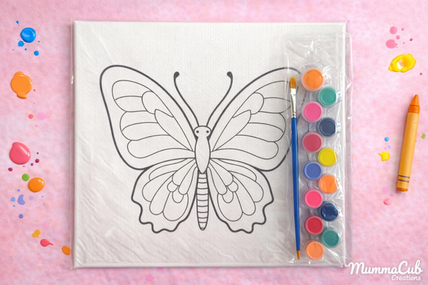 Butterfly Canvas Painting Kit