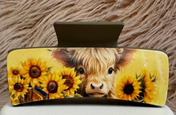 Large Brown Hair Claw Clip