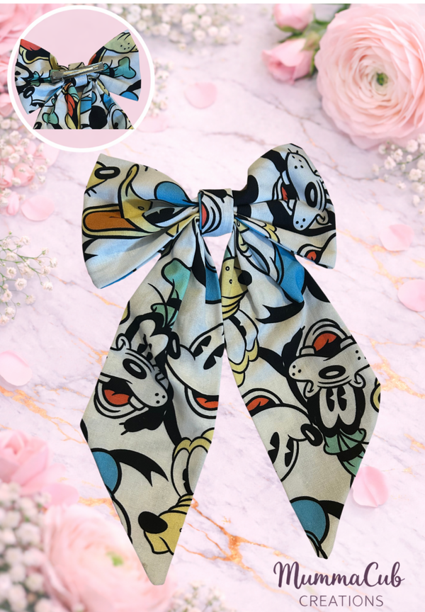 Large Cartoons Hair Bow