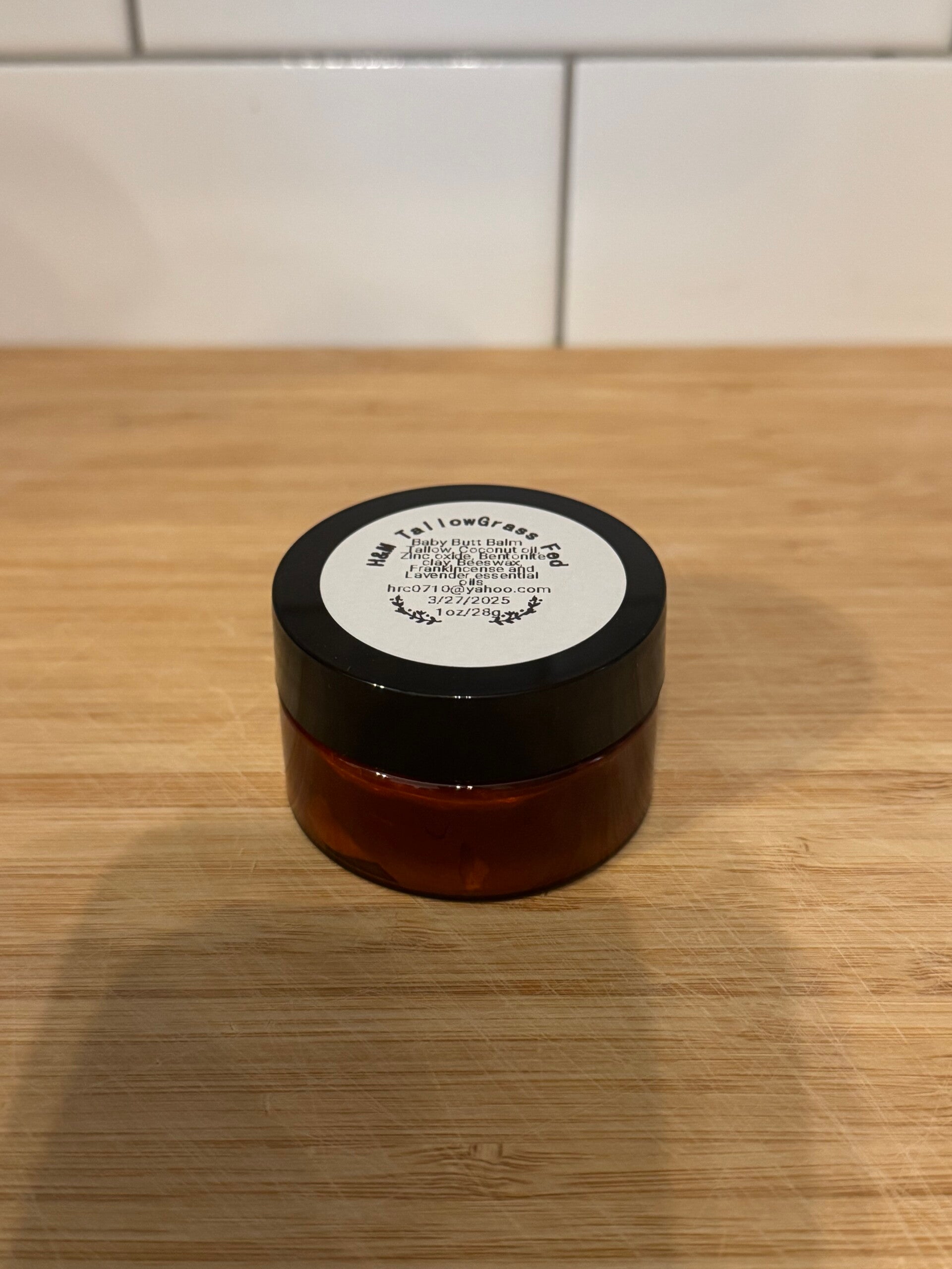 Tallow baby butt balm