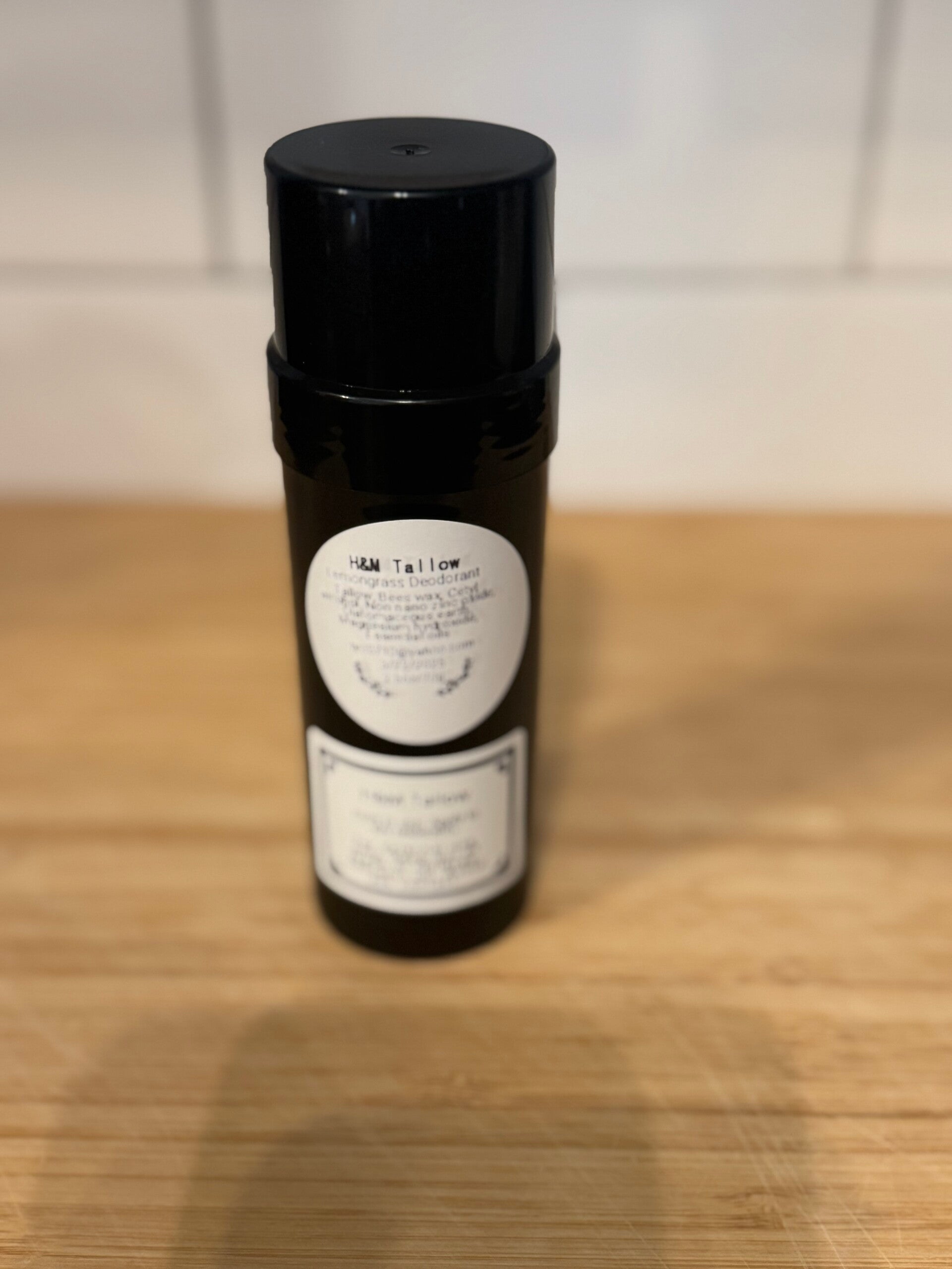 Tallow based natural deodorant