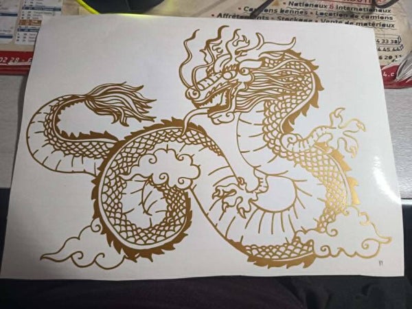 Dragon autocollant 29*20.6