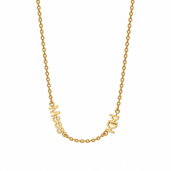 Name Necklace PLAIN ( 2 tot 4 namen )